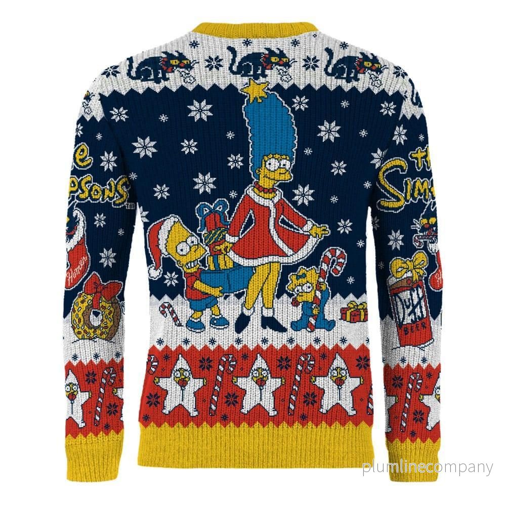 Simpsons Christmas Sweater D'oh Ho Ho! - Bild 3