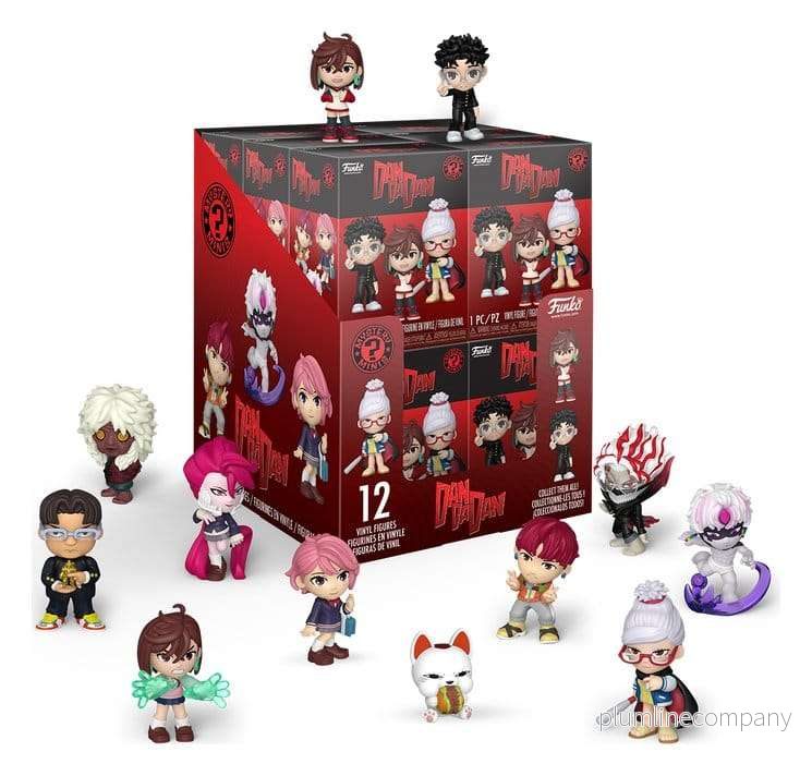 DanDaDan Mystery Mini Figures 5 cm Display med 12 blind boxes DanDaDan Mystery Mini Figures 5 cm Display med 12 blind boxes