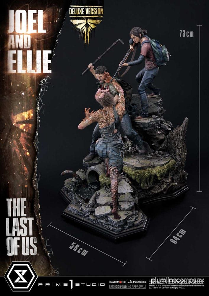The Last of Us Part I Ultimate Premium Masterline Series staty Joel & Ellie Deluxe Bonus Version (The Last of Us Part I) 73 cm - Bild 3