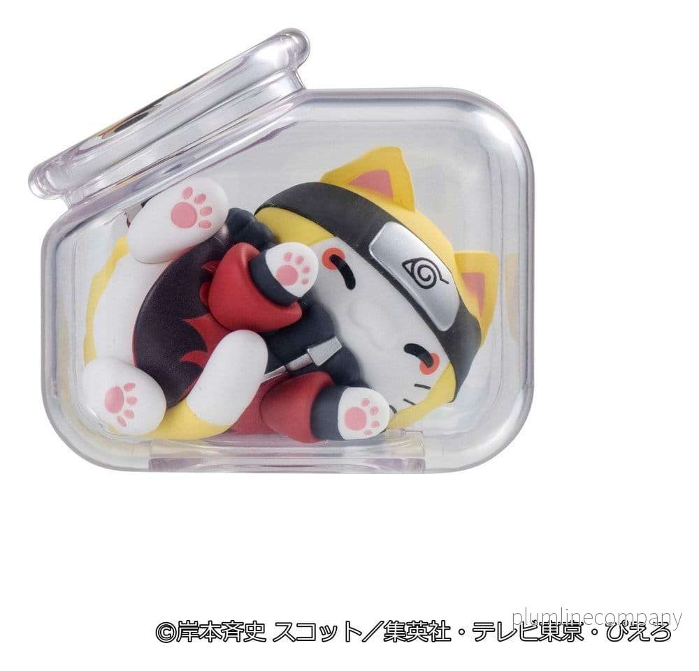 Naruto Shippuden Mega Cat Project Mini Figures Good Night Nyaruto! Gathering Akatsuki Edition Vol. 1 6 cm Blind Box Display (8) - Bild 2