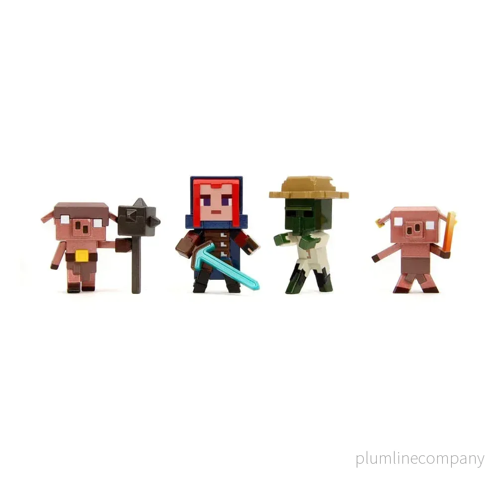 Minecraft Nano Metalfigs Diecast Mini Actionfigurer 6 cm Wave 2 Assortment - Bild 2