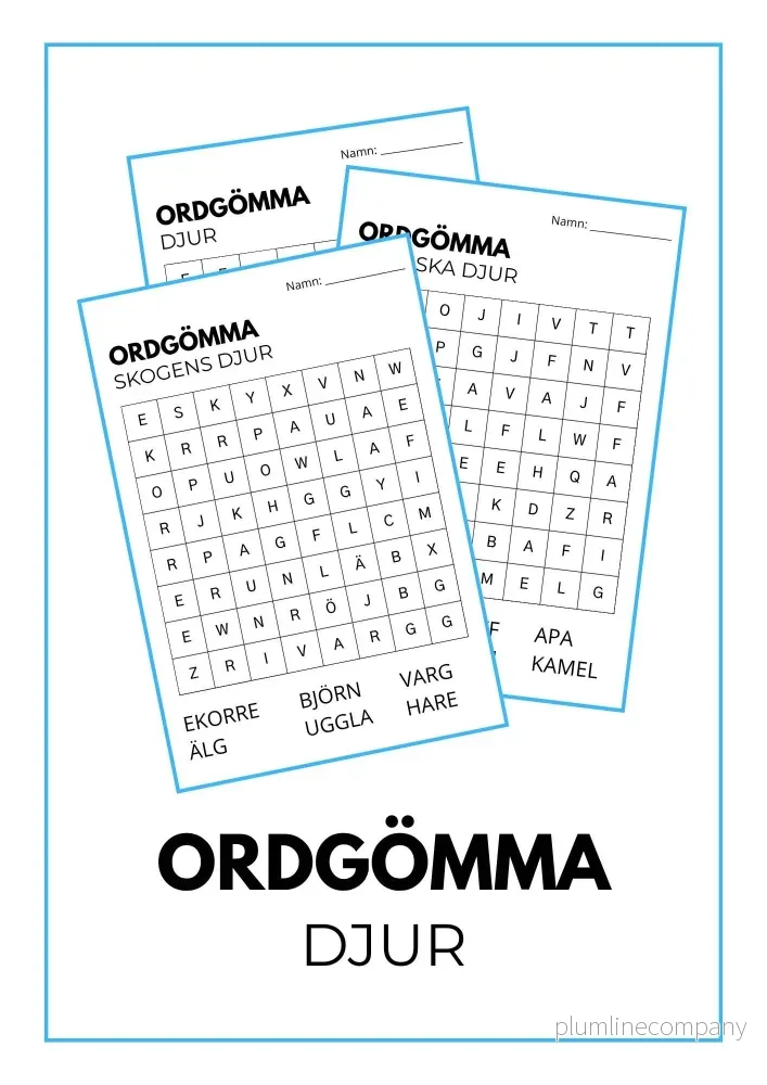 Ordgömma – Djur Ordgömma – Djur