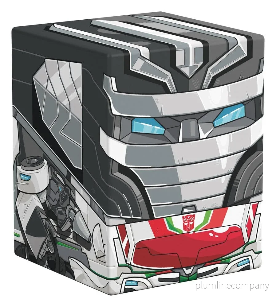 Squaroes Squaroe Transformers TR003 – Wheeljack: Hållbar och Samlarvänlig Kortförvaring för Tradingkort