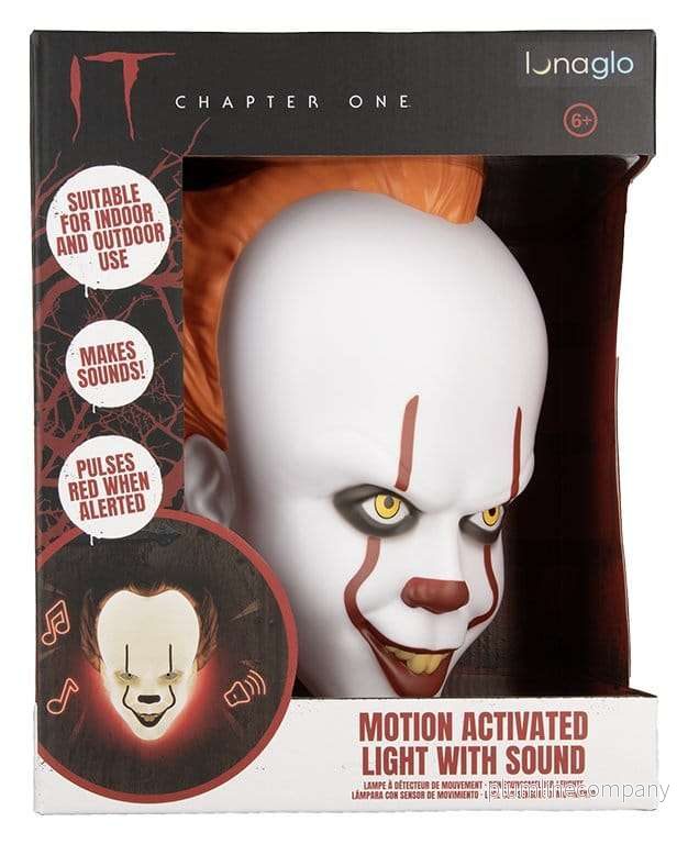 It Pennywise Mask lampa med rörelsesensor 25 cm - Bild 3