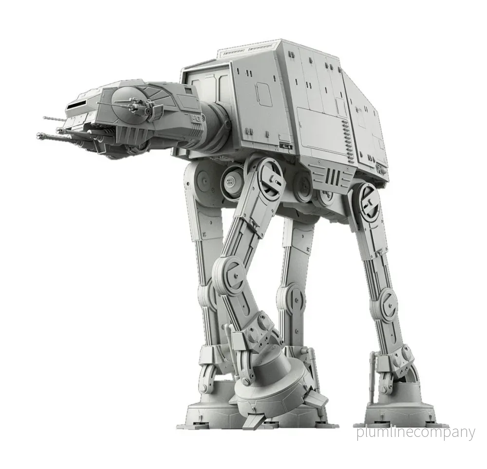 Star Wars Plastbyggsats 1/144 AT-AT Star Wars Plastbyggsats 1/144 AT-AT