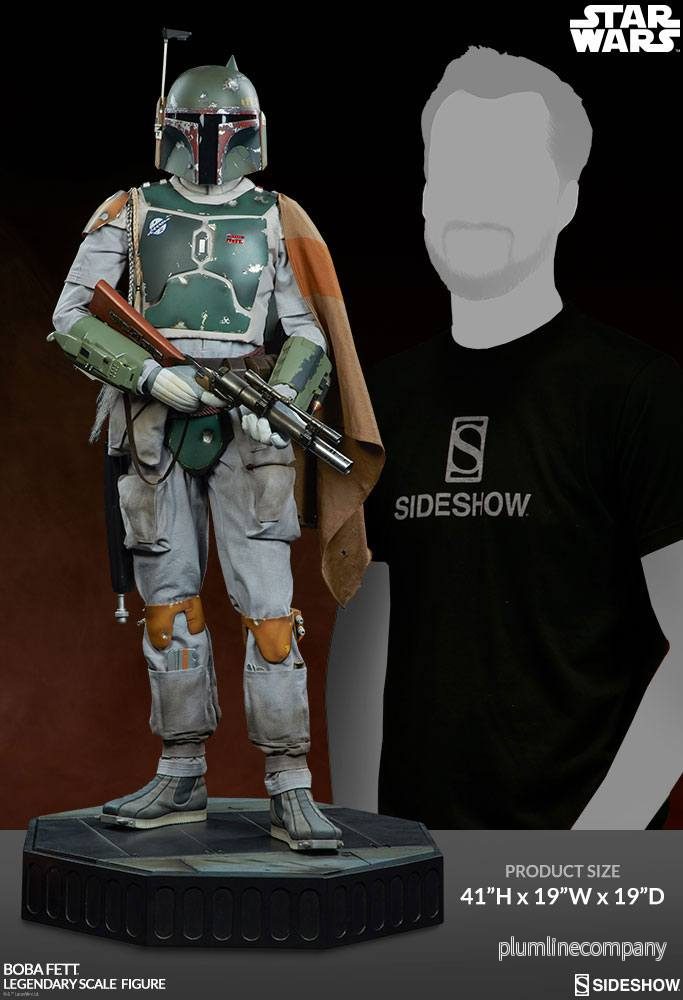 Star Wars Legendary Scale Statue 1/2 Boba Fett 104 cm - Bild 3