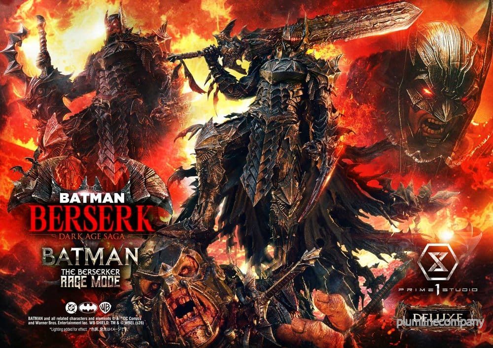 DC Comics Ultimate Premium Masterline Series Staty 1/4 Batman (Comics) Batman: The Berserker Rage Mode Deluxe Version 93 cm - Bild 2