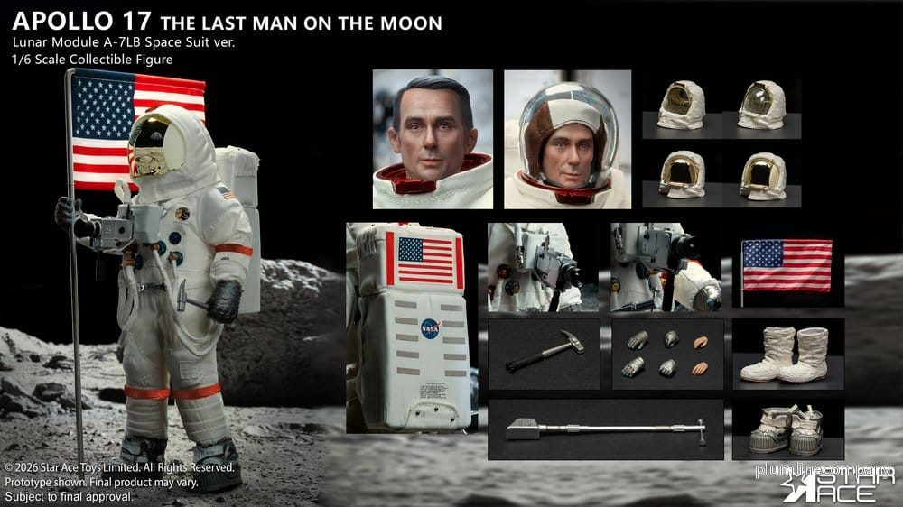 NASA Apollo 17 Actionfigur 1/6 The Last Man on the Moon 30 cm - Bild 3