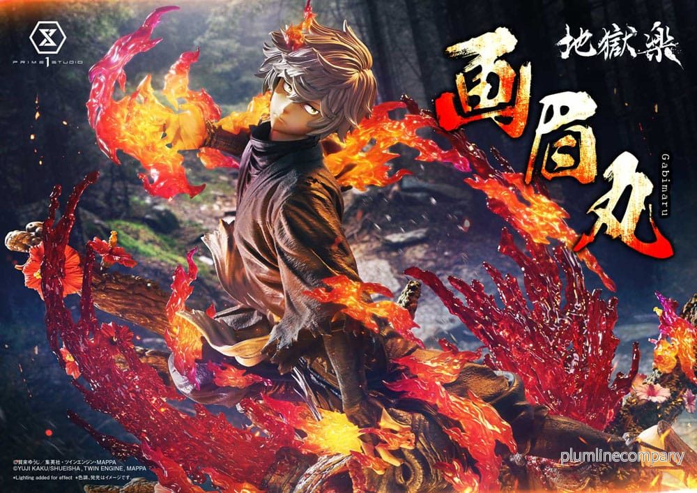 Hell's Paradise Ultimate Premium Masterline Series staty 1/4 Gabimaru Bonus Version 62 cm - Bild 2