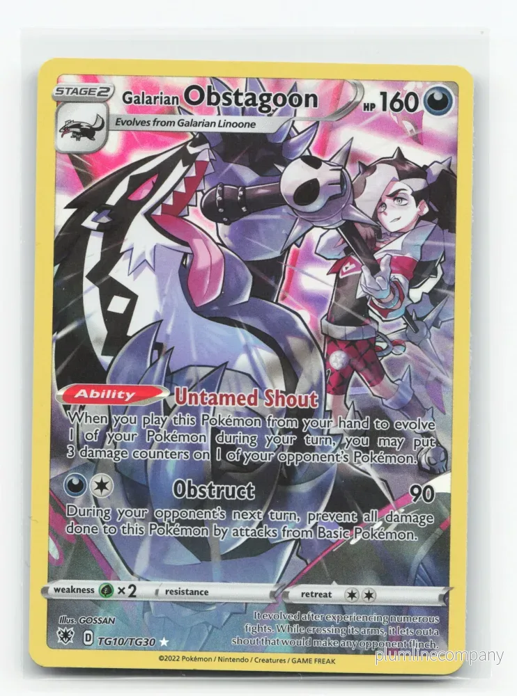 Galarian Obstagoon TG10/TG30 - Astral Radiance Trainer Gallery