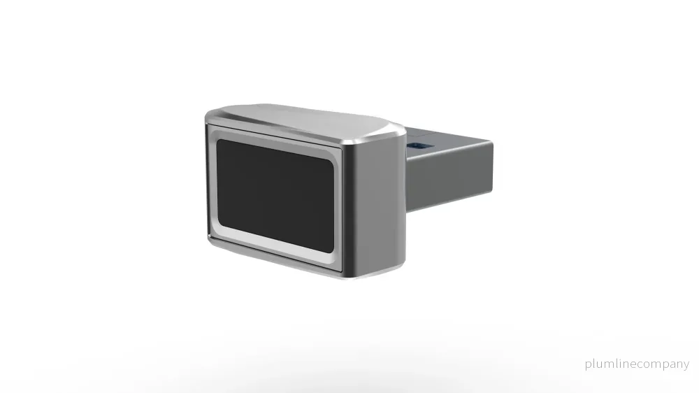 NÖRDIC USB Windows Hello Fingeravtrycksläsare för Windows 11/10, Säkerhetsenhet för inloggning på datorer, Säkerhetslås