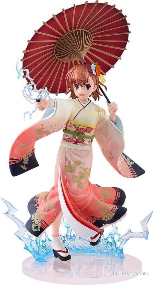 A Certain Scientific Railgun T Figur 1/7 Mikoto Misaka Furisode Kimono Ver. 28 cm