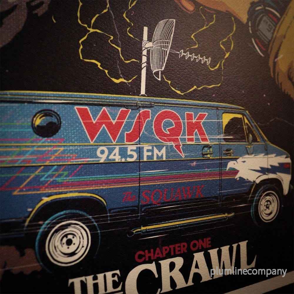 Stranger Things 5 Konsttryck The Crawl Limitierad Upplaga 42 x 30 cm - Bild 3