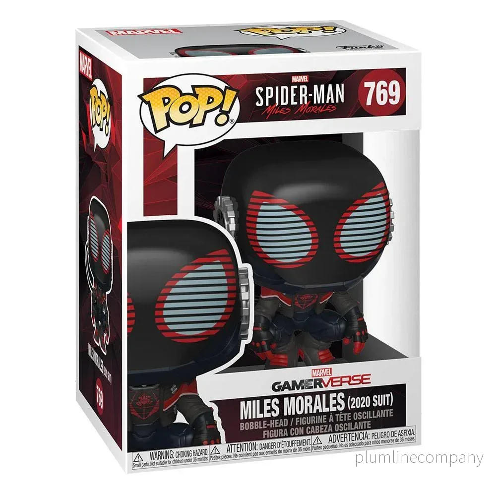 Marvel's Spider-Man POP! Games Figur Miles Morales 2020 Dräkt 9 cm - Bild 3