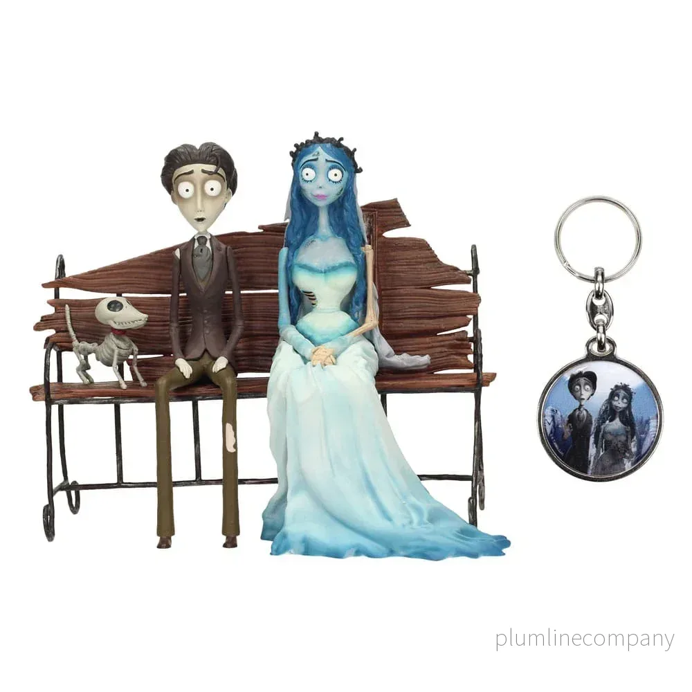 Corpse Bride Gift Set: Figur & Nyckelring Victor & Emily - Bild 3