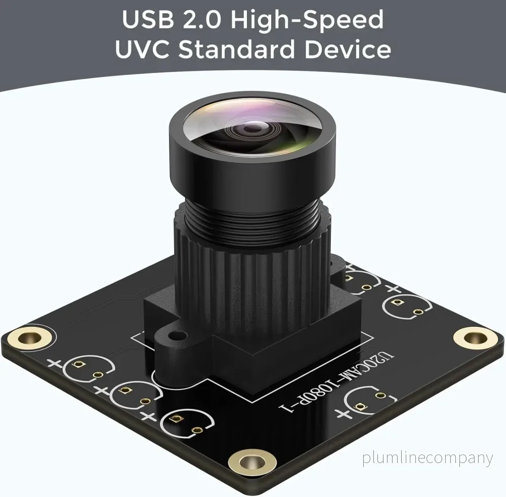 USB 2.0 Kameramodul 1080p 130° vidvinkel för PC, Raspberry Pi, Jetson Nano och SBC - Bild 2