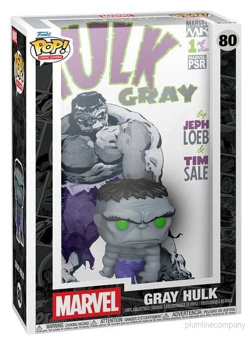 Marvel POP! Comic Covers Figur Gray Hulk 9 cm - Bild 2