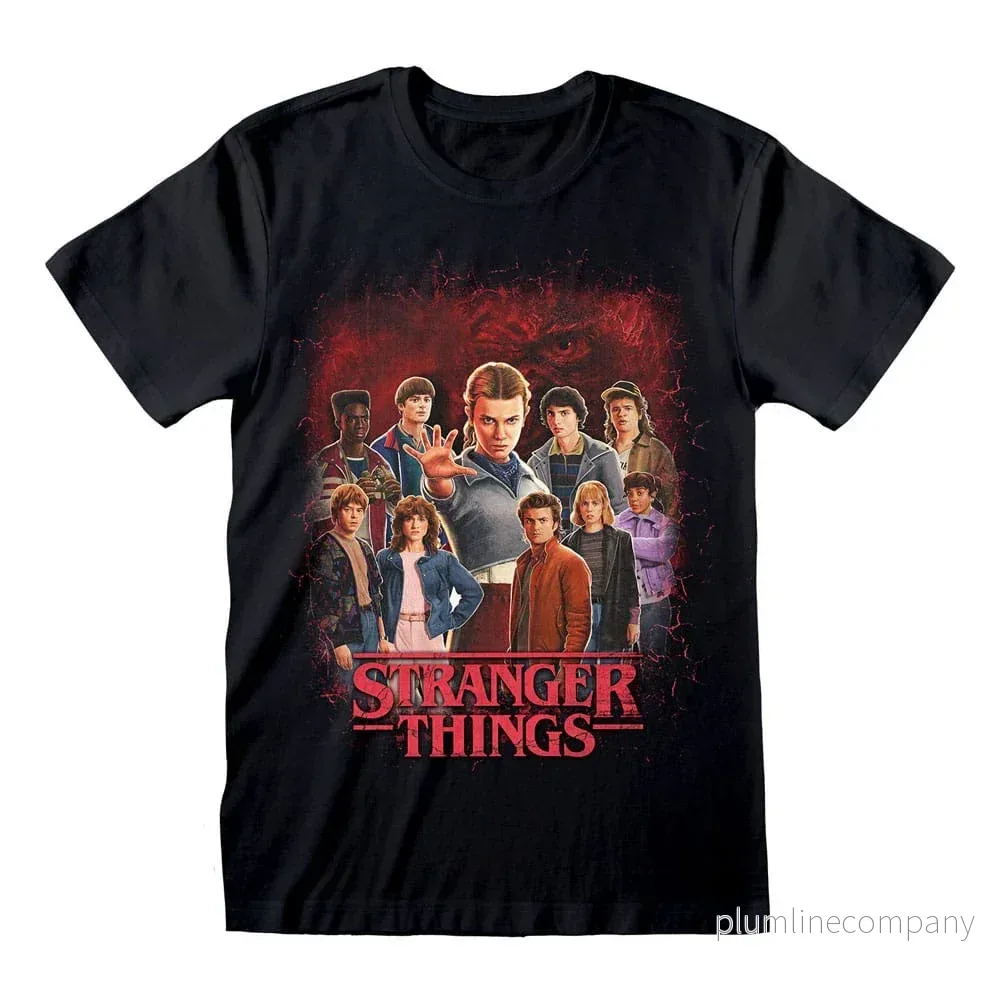 Stranger Things T-Shirt med alla karaktärer Stranger Things T-Shirt med alla karaktärer