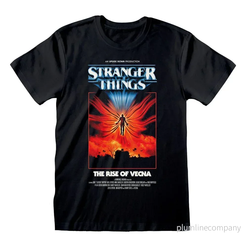 Stranger Things T-Shirt Rise Of Vecna Poster Size M Stranger Things T-Shirt Rise Of Vecna Poster Size M