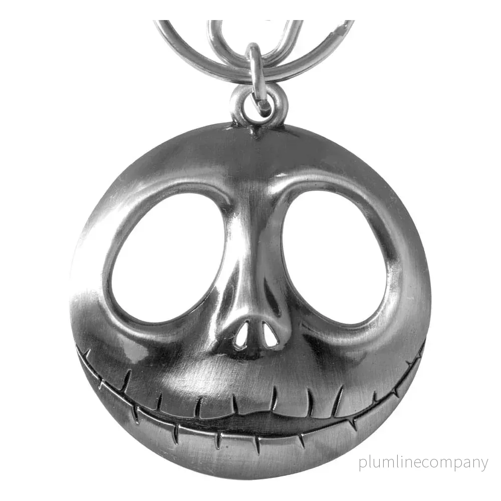 Nightmare Before Christmas Metal Nyckelring Jack Head with Bow - Bild 2