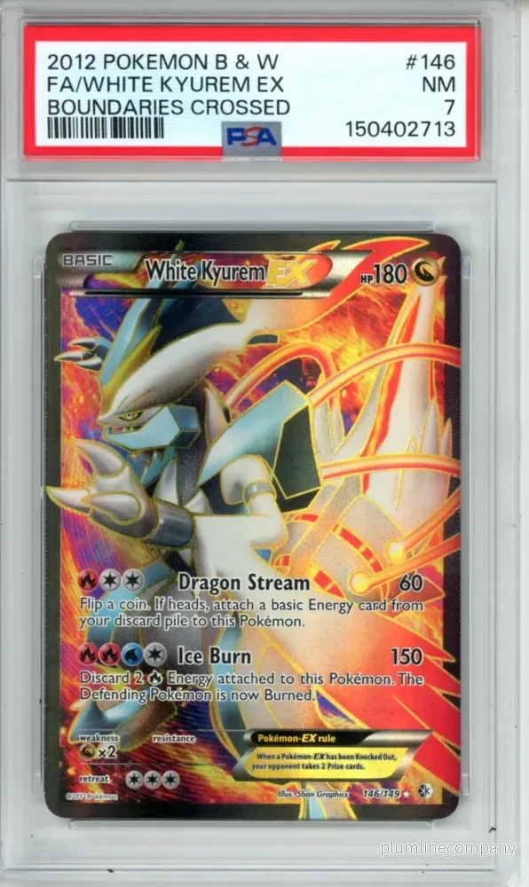 PSA 7 White Kyurem-EX 146/149 – Boundaries Crossed