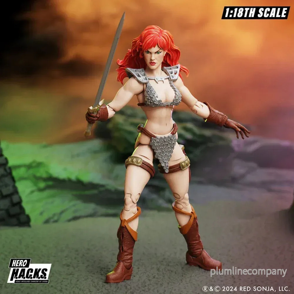 Red Sonja Hero H.A.C.K.S. Action Figur Red Sonja