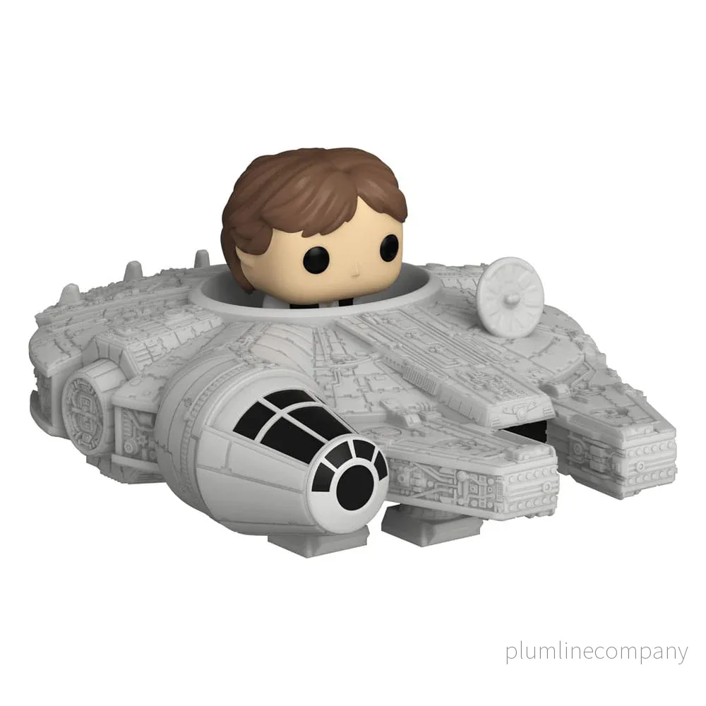 Star Wars Bitty POP! Rides Figurdisplay Han Solo med Millenium Falcon 2,5 cm - Bild 2