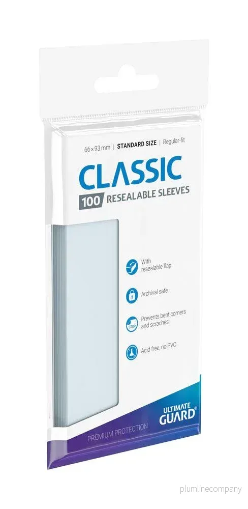 Ultimate Guard Classic Sleeves Standard Size – 100 Pack