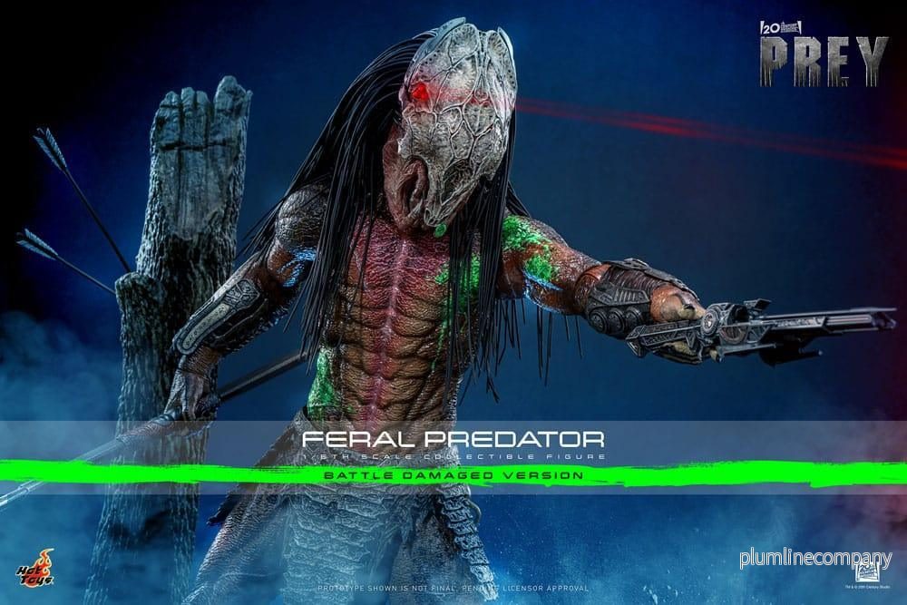 Prey Action Figur 1/6 Feral Predator (Battle Damaged Version) 37 cm - Bild 3