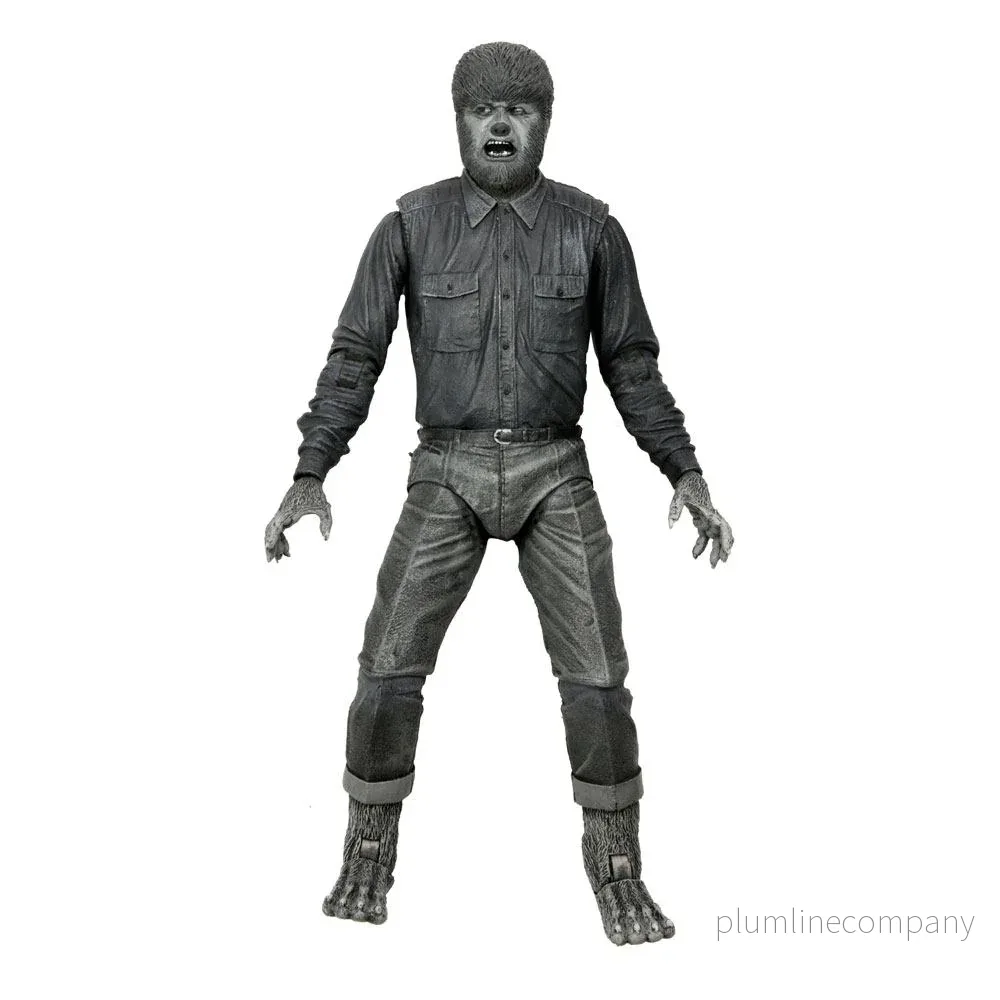 Universal Monsters Actionfigur Ultimate The Wolf Man (Black & White) 18 cm