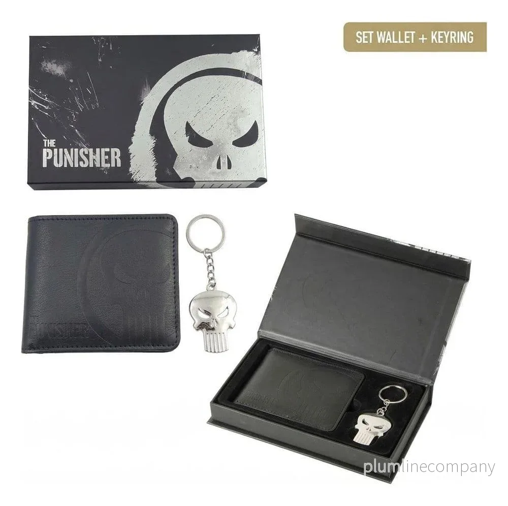 Marvel Plånboksset med Punisher-motiv – Officiellt licensierad Marvel Plånboksset med Punisher-motiv – Officiellt licensierad