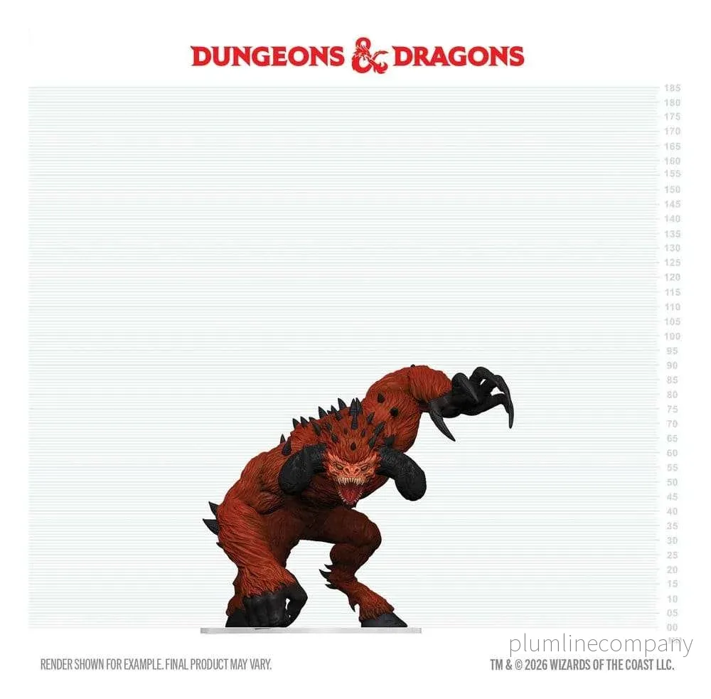 D&D Icons of the Realms Boxed förmålad miniatyrfigur Goristro 15 cm D&D Icons of the Realms Boxed förmålad miniatyrfigur Goristro 15 cm