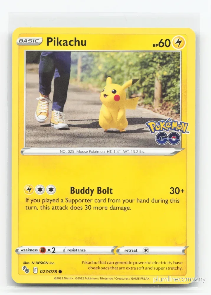 Pikachu 027/078 - Pokémon GO