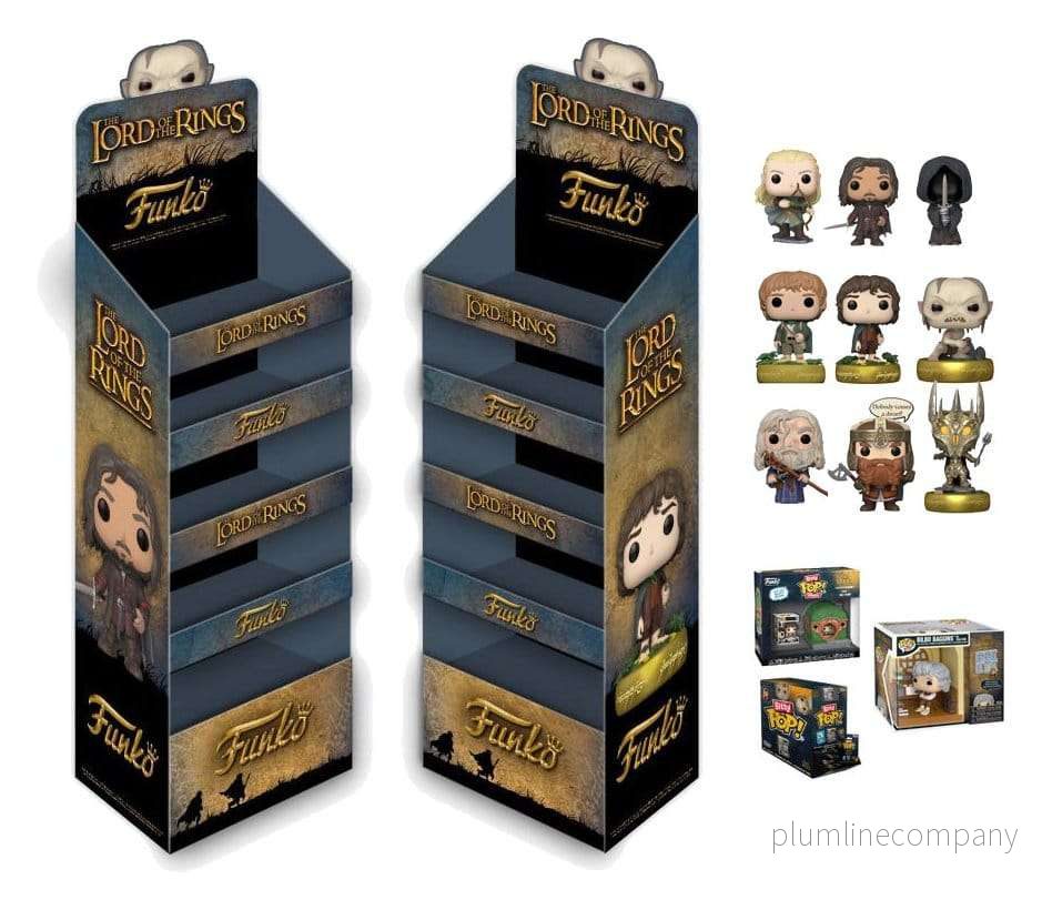 The Lord of the Rings POP! Vinyl Figures FSDU-assortiment (90) The Lord of the Rings POP! Vinyl Figures FSDU-assortiment (90)