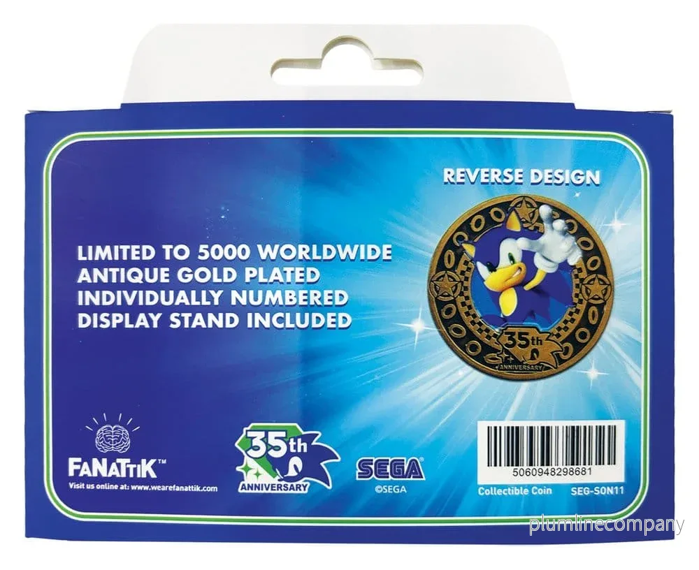 Sonic the Hedgehog samlarmynt 35th Anniversary Limited Edition - Bild 3