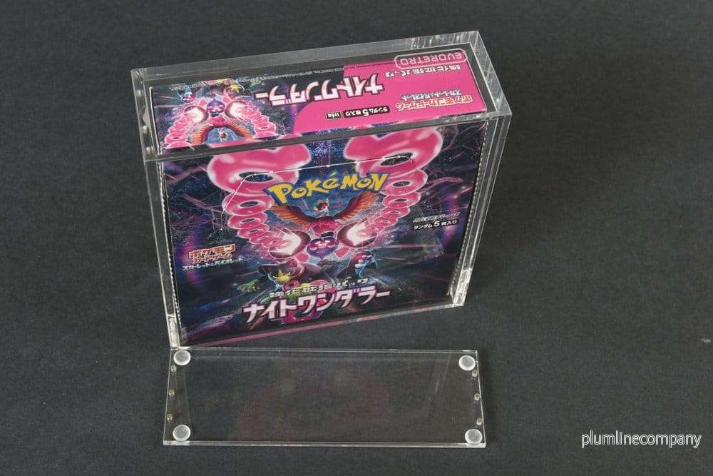 Evoretro akryl-displaycase för Pokémon Large Japanese Booster Box Evoretro akryl-displaycase för Pokémon Large Japanese Booster Box