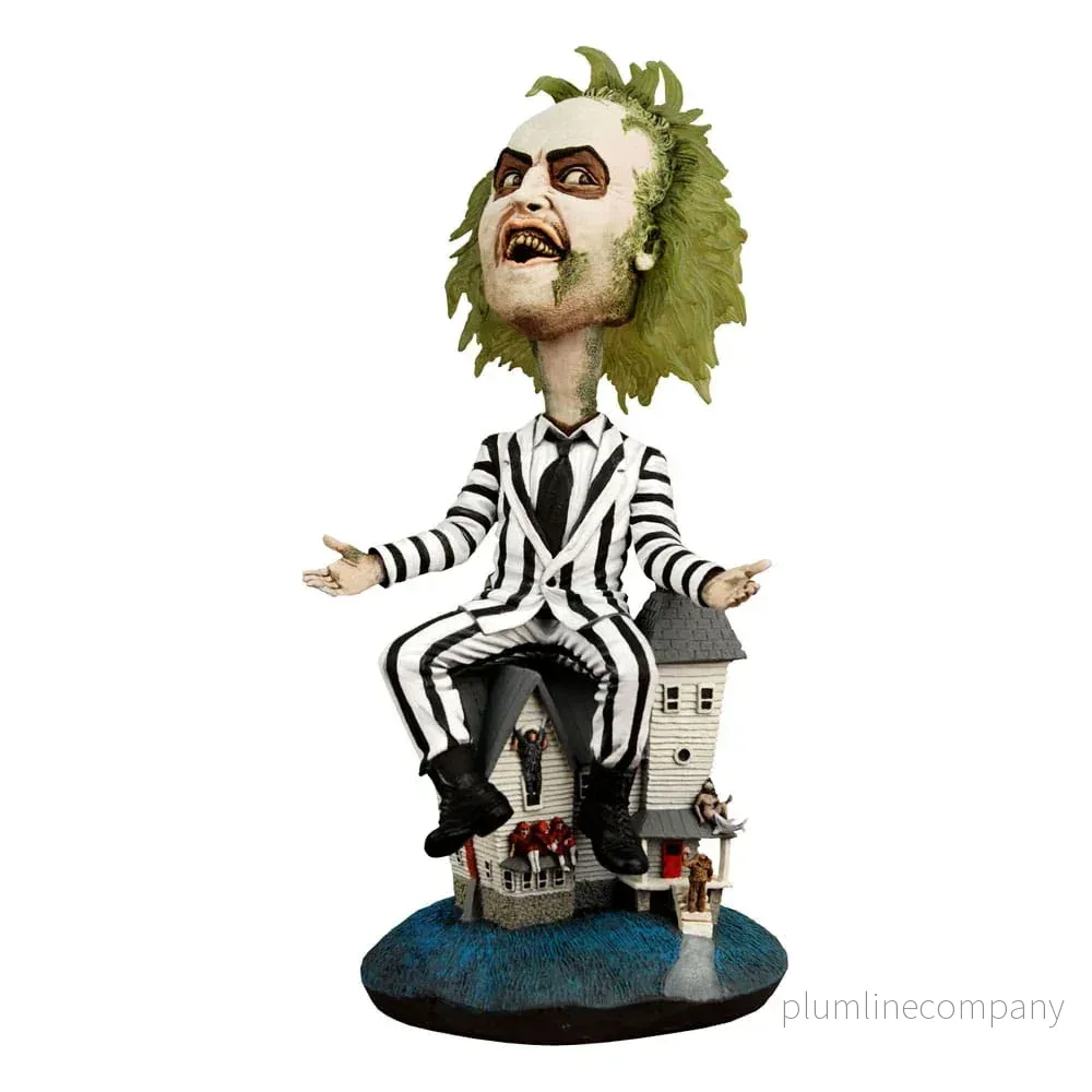 Beetlejuice Head Knocker Bobble-Head 20 cm