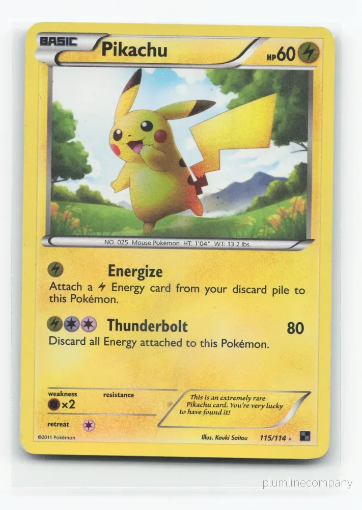 Pikachu 115/114 – Black & White Pikachu 115/114 – Black & White
