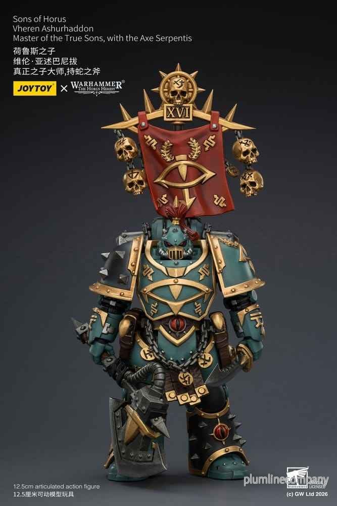 Warhammer The Horus Heresy Actionfigur Sons of Horus Vheren Ashurhaddon Mästare av de Sanna Sönerna 13 cm - Bild 3