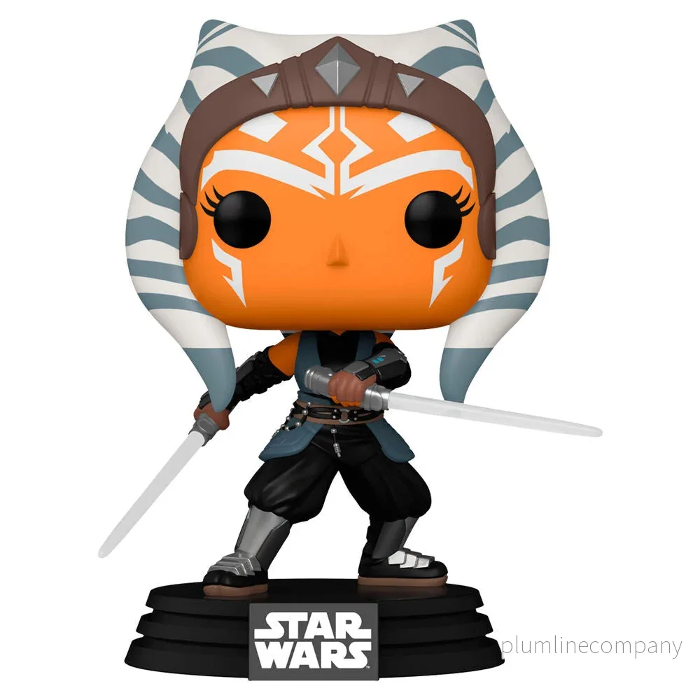 POP Figur Star Wars Mandalorian Ahsoka med ljussablar - Bild 3