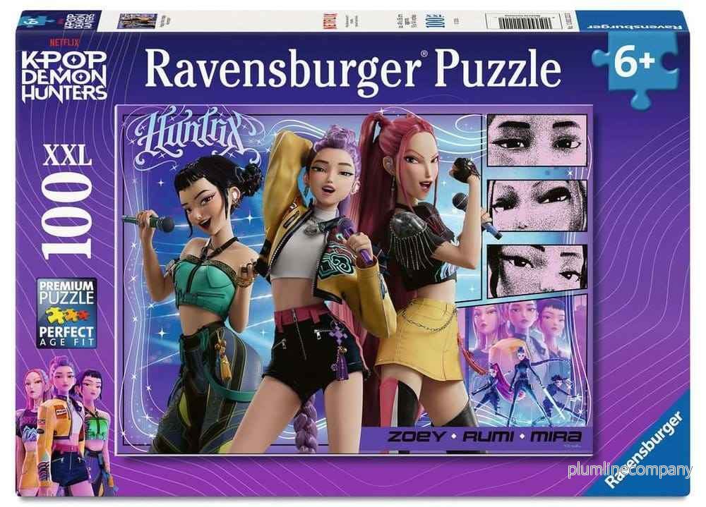 KPop Demon Hunters Barnpussel Glada fans, glada Honmoon! (100 bitar XXL) - Bild 2