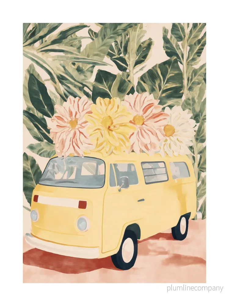 Floral Van Poster