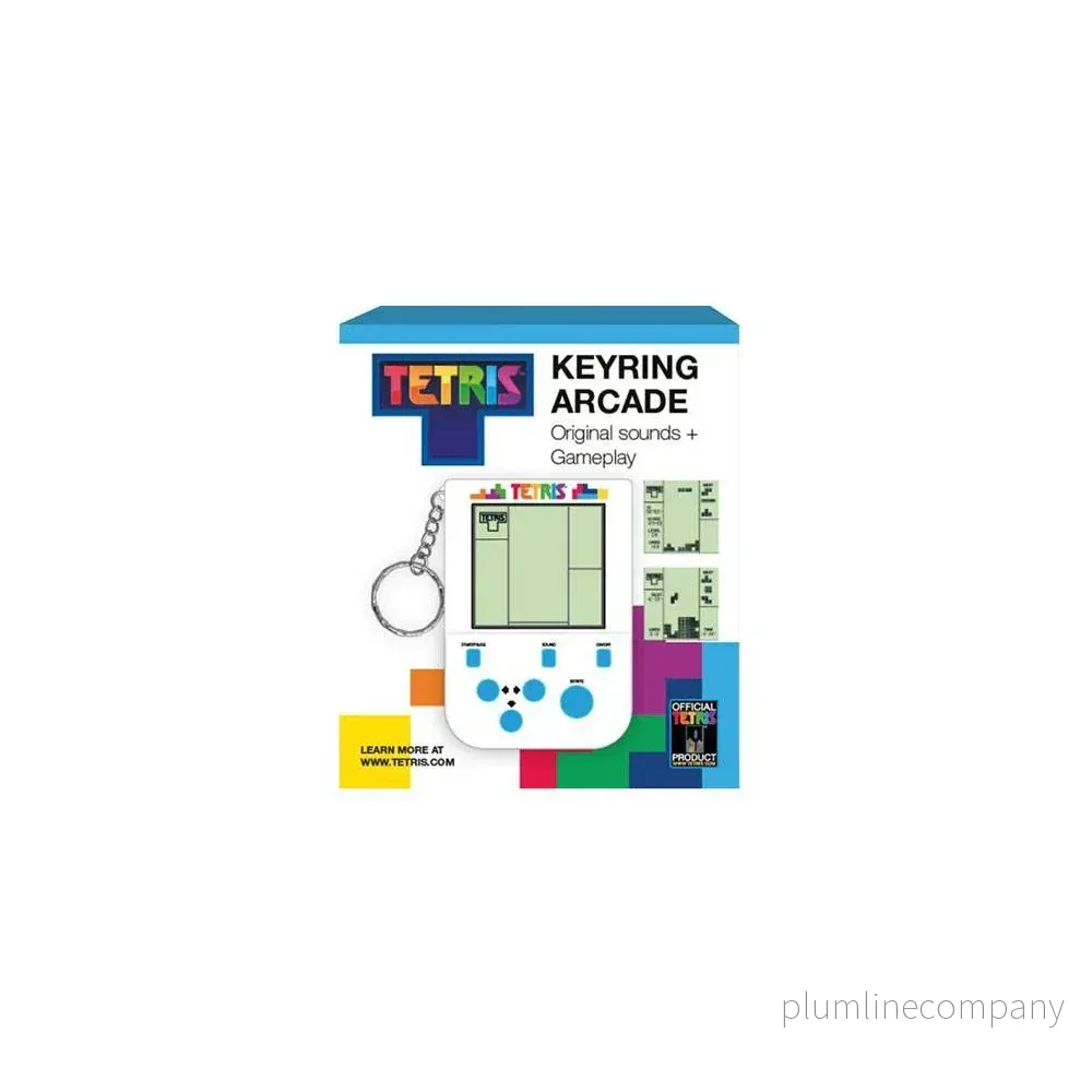 Tetris Mini Retro Handheld Videospel Nyckelring - Bild 3