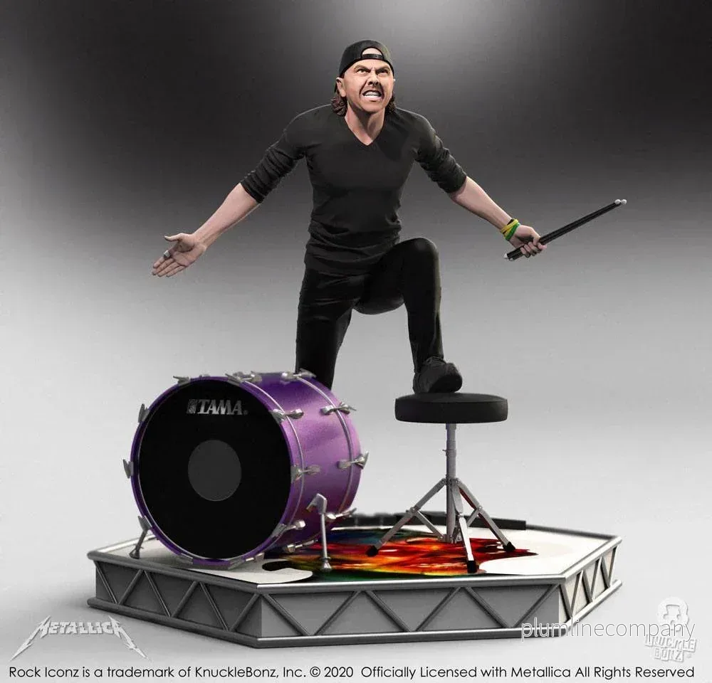 Metallica Rock Iconz Figur Lars Ulrich Limited Edition 22 cm Metallica Rock Iconz Figur Lars Ulrich Limited Edition 22 cm