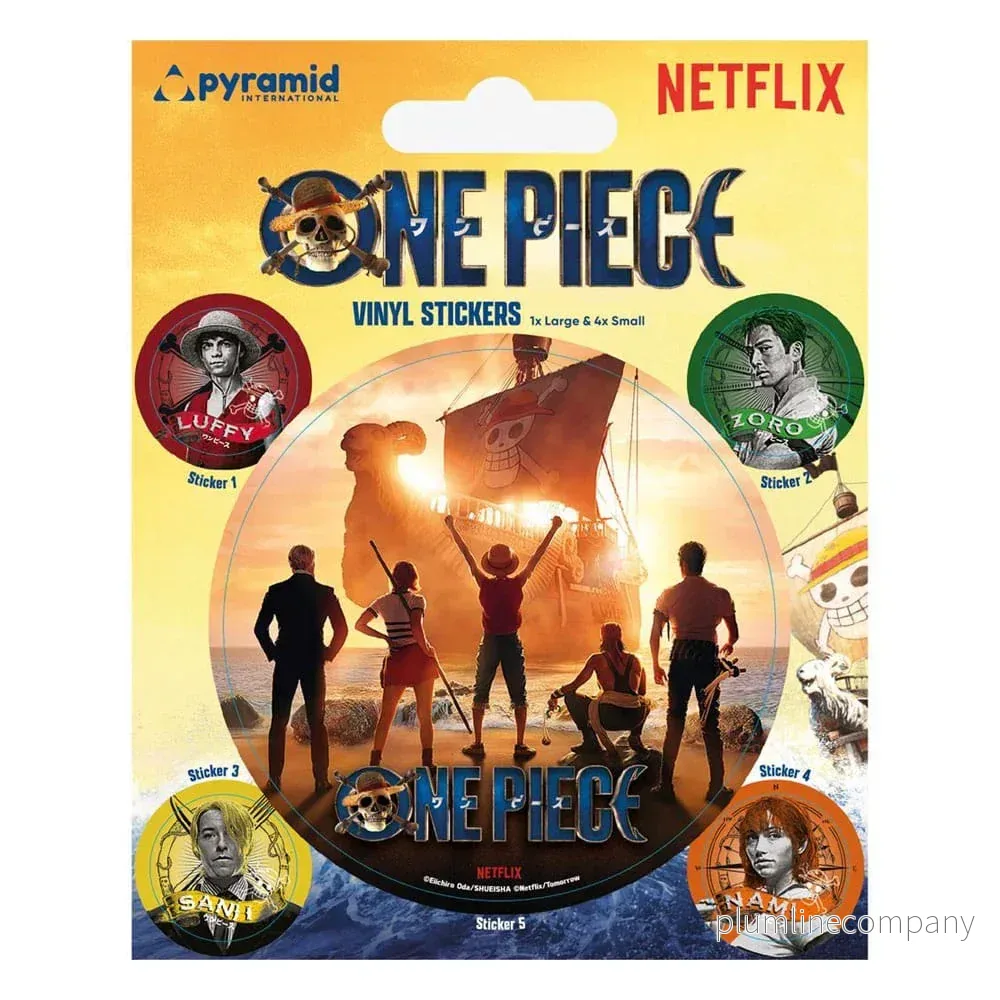 One Piece Vinyl Sticker Pack Straw Hat Crew (10) One Piece Vinyl Sticker Pack Straw Hat Crew (10)