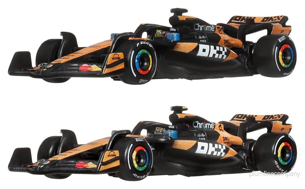 Formula 1 Hot Wheels Premium gjuten metallfordon 2-pack skala 1:64 Team McLaren - Bild 2