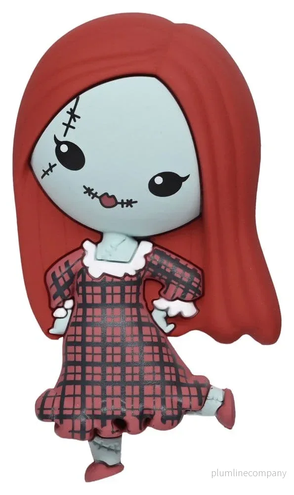 The Nightmare Before Christmas 3D-skumgummimagnet Pyjamas-Sally