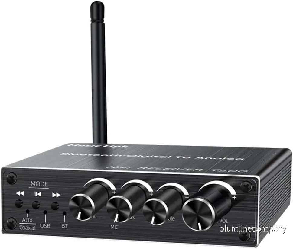 NÖRDIC Bluetooth 5.3 Audio Mottagare DAC Konverterare USB Minne 3.5MM AUX RCA Coaxial NÖRDIC Bluetooth 5.3 Audio Mottagare DAC Konverterare USB Minne 3.5MM AUX RCA Coaxial