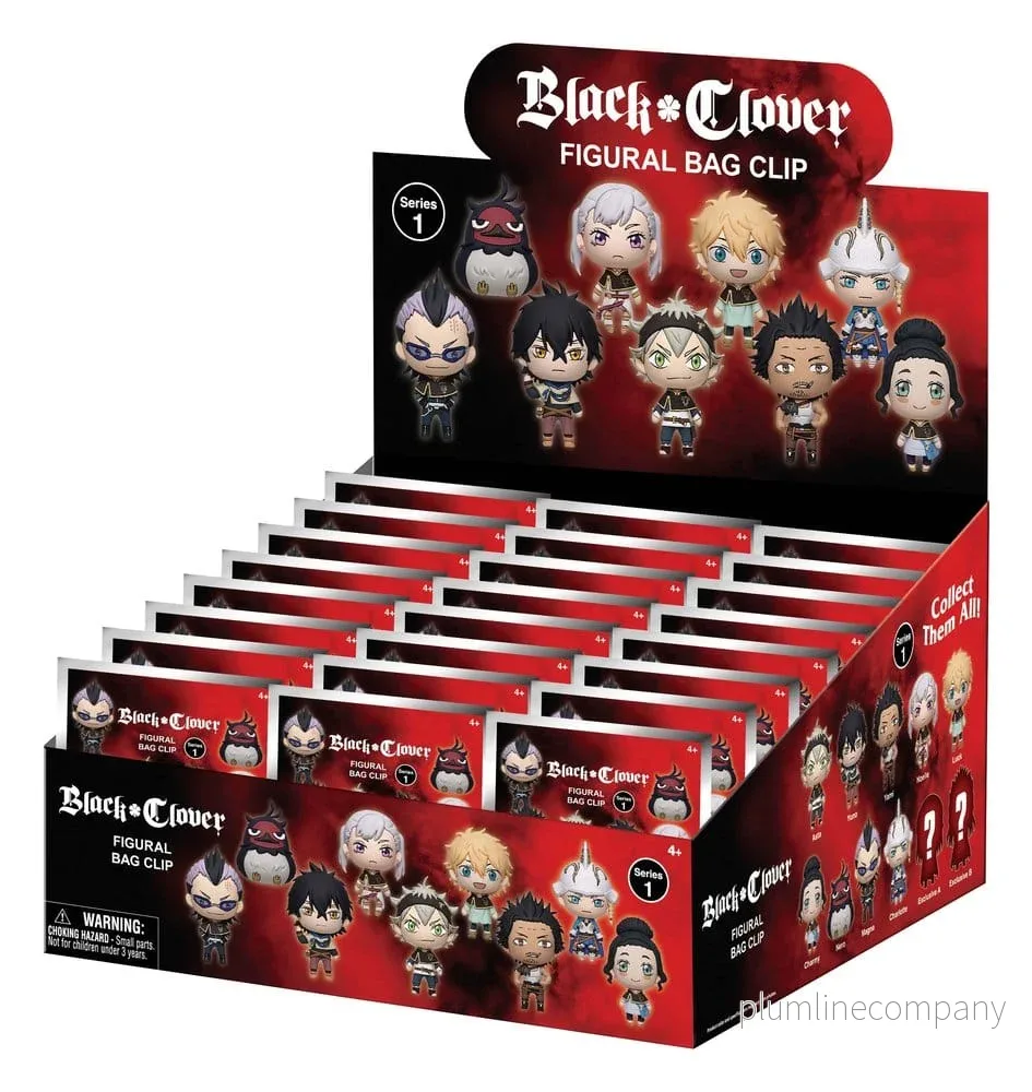 Black Clover 3D Skum Väskklipp Serie 1 Display (24) - Bild 2