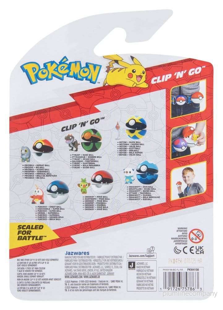 Pokémon Clip 'n' Go Fuecoco & Great Ball - Bild 3